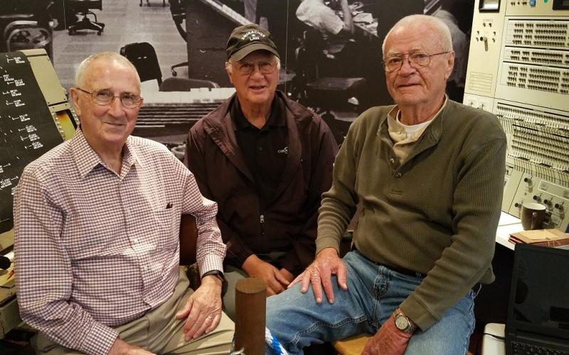 Jan Johannes, right, who died Thursday at 80, was a Nassau County historian known for his involvement with the West Nassau Historical Society and preservation of the Callahan Depot as well as his books about Nassau County’s history. SUBMITTED PHOTO