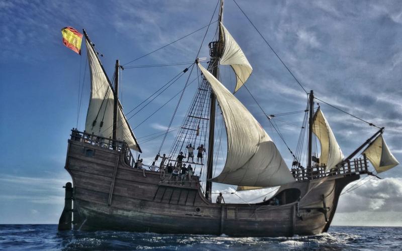 The Nao Santa Maria could sail into Fernandina Harbor Marina this June.