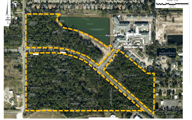 Bristol Development is proposing to build 380 housing units on three separate lots off Amelia Parkway.