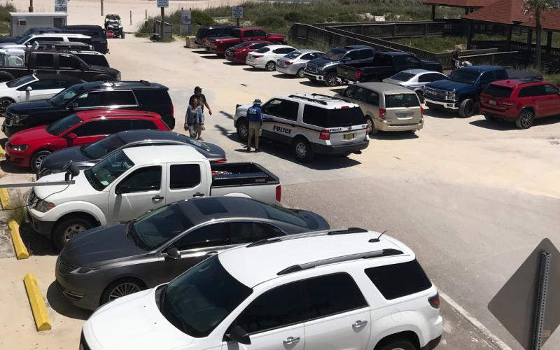 The short stretch of beach at the dead end of Sadler Road where the city of Fernandina Beach permits on-beach parking is scheduled to reopen at 6 a.m. today, according to City Manager Dale Martin. ROBERT FIEGE/NEWS-LEADER