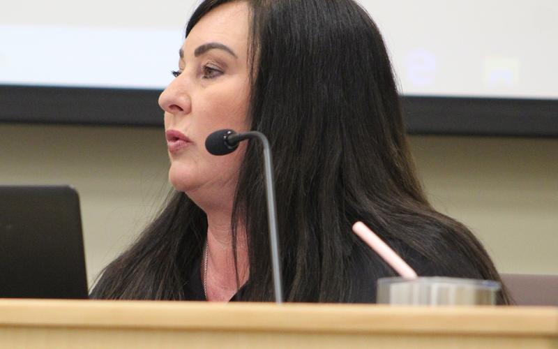 School board member Cynthia Grooms made a motion to rescind the offer for a 9.96-acre piece of property the district had purchased, but no other board members agreed to second her motion.