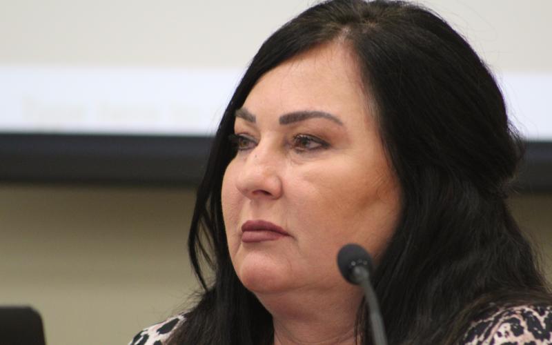 Nassau County School Board member Cynthia Grooms voiced opposition to moving adult education services out of Hilliard.