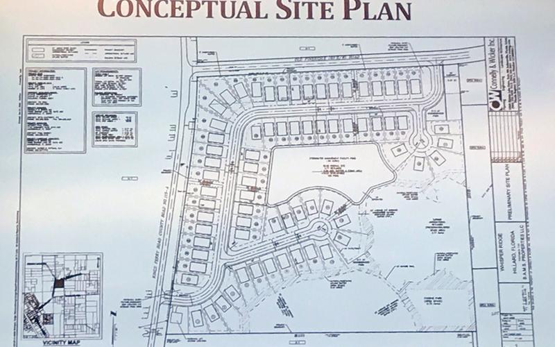 A potential PUD could bring 72 new homes to Hilliard. The town council viewed a presentation about the proposed project.