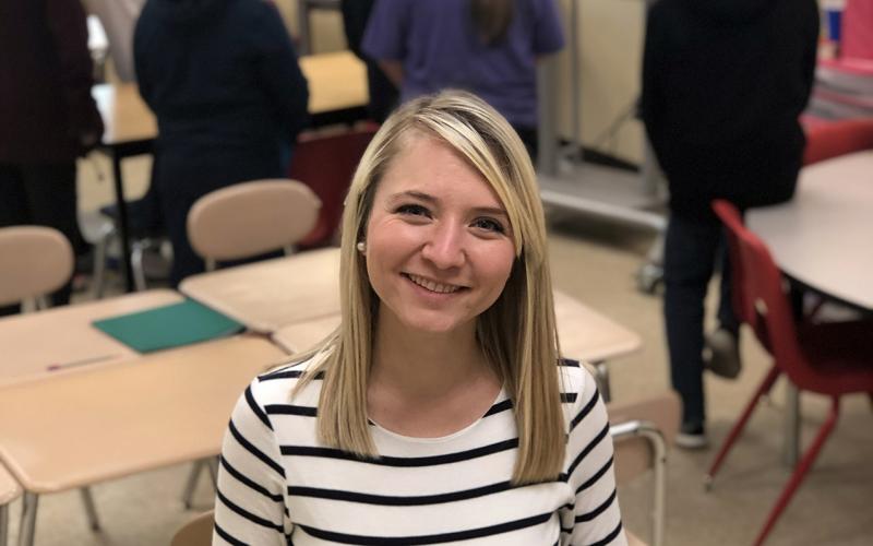 Lauren Debolt is Callahan Middle School's spotlighted teacher.