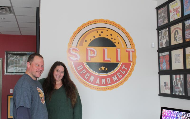 Split Open and Melt bagel shop owner Dave Ferch and manager Erin Gay began serving bagels at the new shop on South Eighth St on Jan. 6.