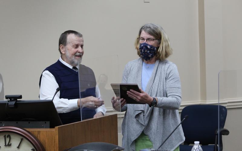 The Ocean Highway and Port Authority recognized Administrative Office Manager Barb Amergian, who will be leaving her position next month. “It’s been a pleasure, I’ve enjoyed it immensely,” Amergian said to a round of applause. “I’ve learned so much so quickly and made some very great friends along the way.”