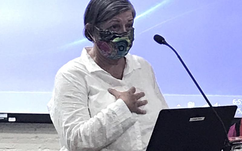 Former city comptroller Patti Clifford told the Fernandina Beach City Commission she believes City Manager Dale Martin should have been more specific about funds that were taken out of the 2021 fiscal year budget that would have been used to reduce the amount of debt the city-owned marina and golf course owe to the city’s General Fund. She also cautioned against using the city’s reserves to prop up the budget, suggesting instead that the city freeze hiring to save on salaries, pensions, and benefits.