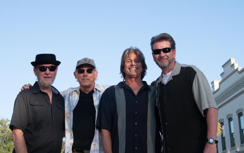 Alain Le Lait, from left, Michael Spicer, Dan Chellemi and Jeff Malone make up the Amelia Blues Project, a group of local musicians who are keeping the music alive on Amelia Island.