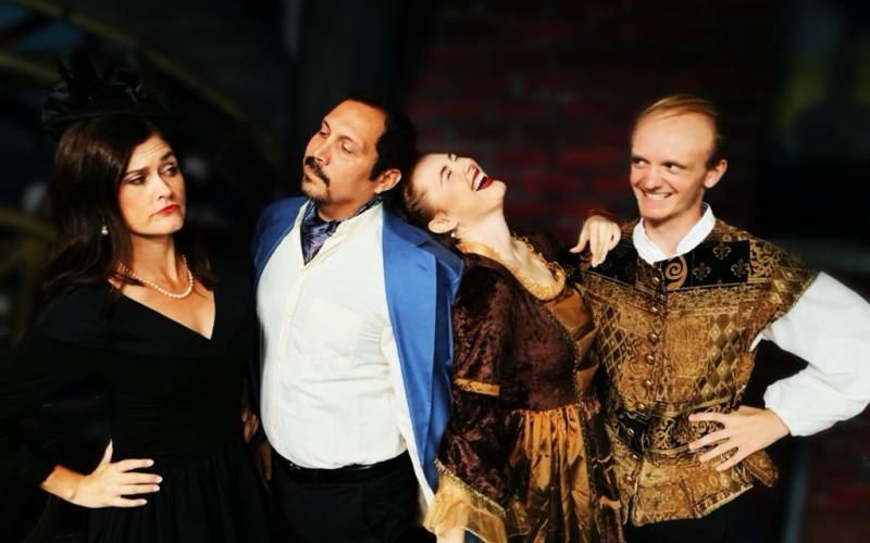 Cole Porter’s “Kiss Me Kate” features the tale of once-married, now-divorced musical theater actors who perform opposite of each other.