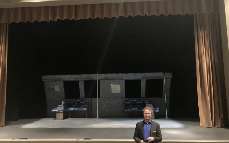 ACT Executive Director Tener Wade in front of the ACT main stage. “ACT is not only theater created for the community, but theater that’s created by the community, Wade said. DILLON BASSE/SPECIAL TO THE NEWS-LEADER