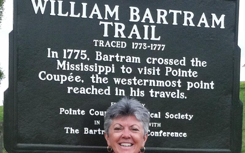 Dorinda Dallmeyer visits the Bartram Trail near the Mississippi River.