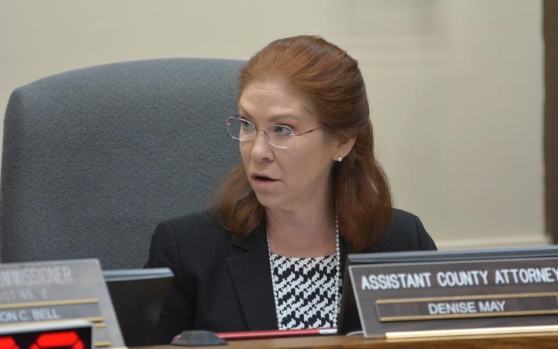 Assistant county attorney Denise May