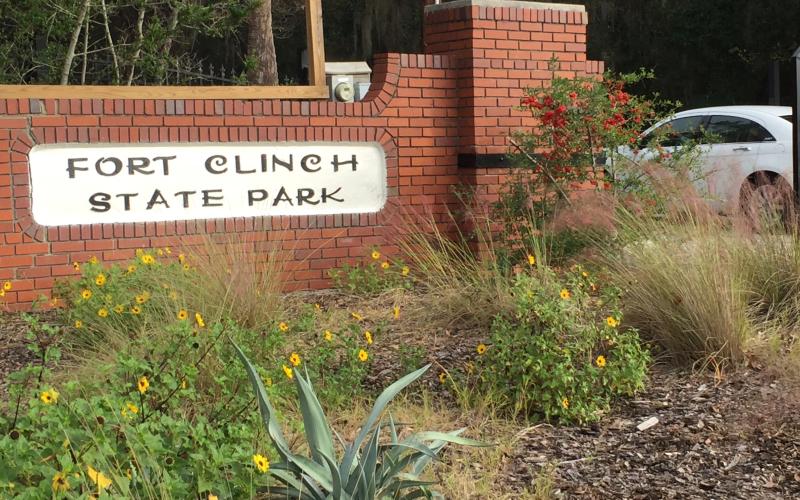 The Atlantic Avenue entrance to Fort Clinch State Park. FILE