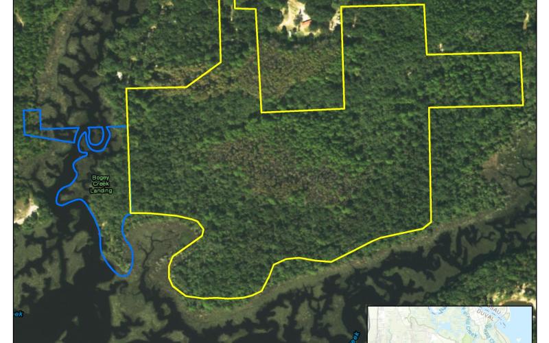 Bogey Creek Preserve is an example of NFLT partnering to acquire land to be conserved and protected for the public's use.
