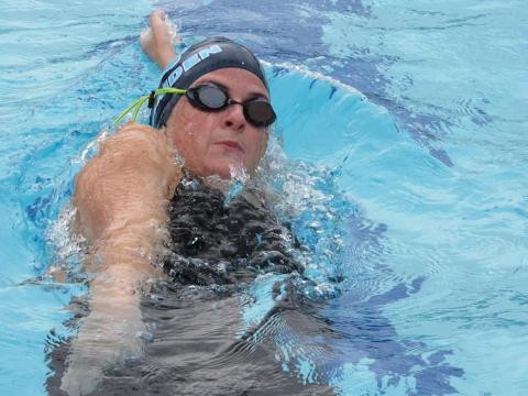 Madison Boyer was among several CCHS swimmers who contributed points for Camden last weekend. (photo by Melissa Boyer)
