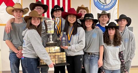 The Camden County High NJROTC rifle team brought back first place from the Navy Nationals in Alabama last weekend. (Submitted photo)
