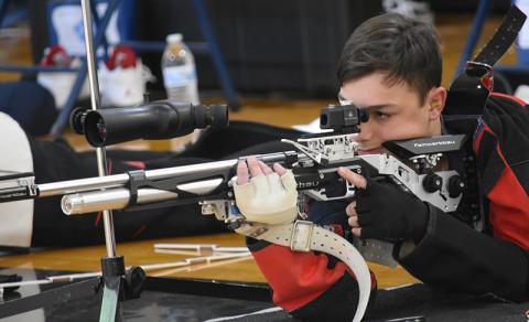 Hunter Deckman fired a 287 in the Wildcats' win over Glynn Academy. (Andy Diffenderfer/Tribune & Georgian)