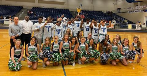 The Camden Middle School boys basketball team beat Glynn to win the Coastal Georgia Middle School Conference March 2 at Brunswick High School. (Submitted photo)