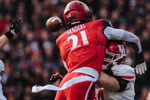 The Arizona Cardinals selected former Camden County High standout Myjai Sanders in the third round of the NFL draft. (Submitted photo by the University of Cincinnati)