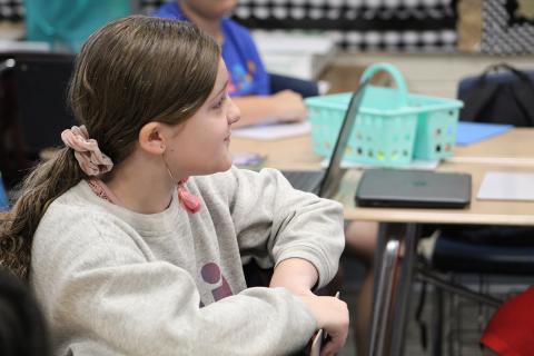 Camden County third- and fourth-graders are participating in a summer school program at Matilda Harris Elementary School.