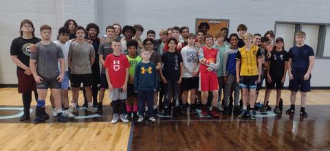 Camden County High School hosted the Southern Hospitality wrestling camp last week. (Andy Diffenderfer/Tribune & Georgian)