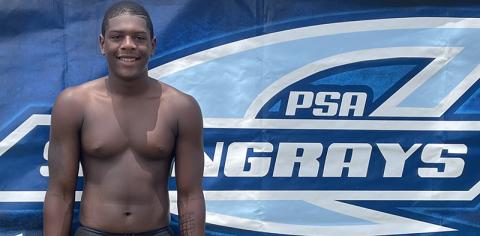 Carlos Barber is the state champion in the 13- and 14-year-old boys 50 backstroke. (Submitted photo)