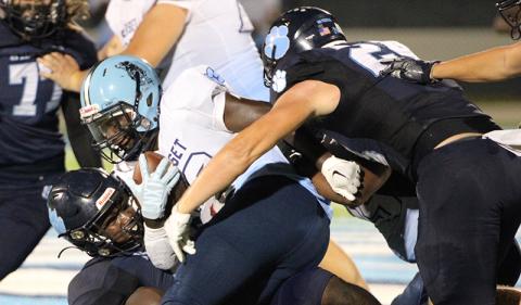 The Wildcat defense forced three turnovers against Somerset Academy. (Scott J. Bryan, Tribune & Georgian)