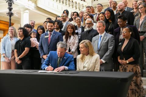 Gov. Brian Kemp signed into law House Bill 188 on Thursday, May 4. The legislation – Mariam’s Law – was sponsored by state Rep. Steven Sainz, R-St. Marys.