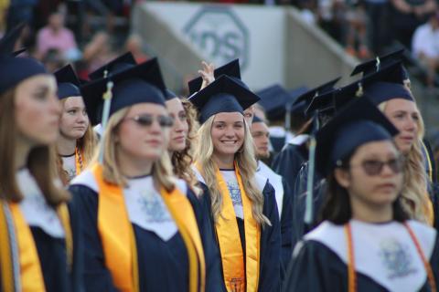 Camden County High School hosted its 2023 commencement ceremony on Friday night at Chris Gilman Stadium. A total of 557 seniors received diplomas, and nearly half of them were honor graduates. To view more photos, visit the Tribune & Georgian’s Facebook page.
