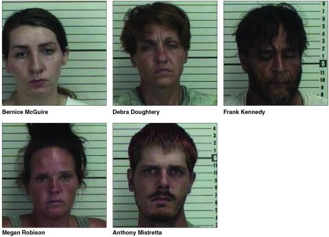 Five Camden County residents have been charged with murder, according to the St. Marys Police Department.