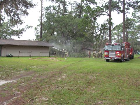 According to the Camden County Sheriff’s Office, a gust of wind resulted in an electrical fire at the Georgia Episcopal Center’s Griffith Building.