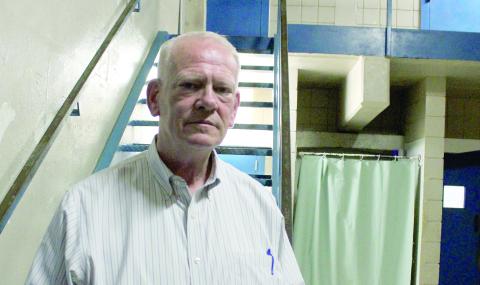 Camden County Sheriff Jim Proctor stands in one of the jail pods in the county jail. Since November, five Camden County Sheriff’s Office corrections officers have been arrested for incidents connected to treatment of inmates.