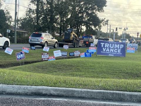 Campaign signs were everywhere the last couple of months in anticipation of the 2024 election.
