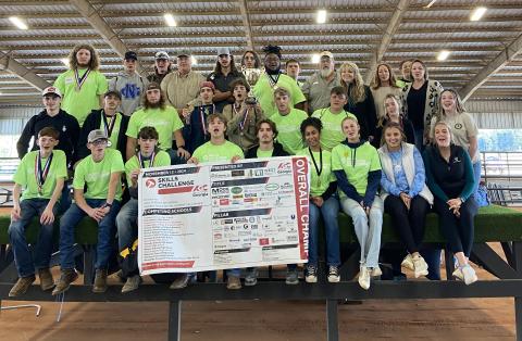 Camden County High School’s SkillsUSA team recently competed in the AGC Skills Challenge in Statesboro.