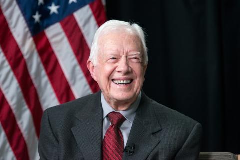 Jimmy Carter, a humble peanut farmer from Plains, is the first and only president elected from the state of Georgia. Carter died Sunday. He was 100 years old. (Jimmy Carter Library and Museum)