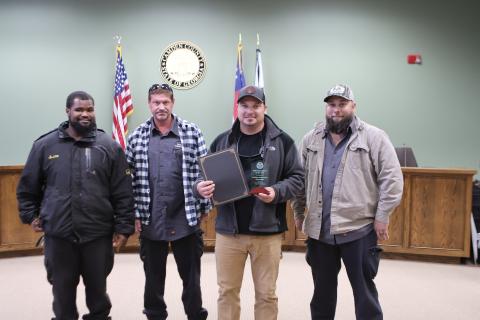 The Camden County Board of Commissioners Facilities Maintenance Department was named Department of the Year by county leaders.