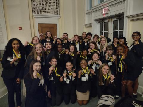 Camden County High School’s FBLA chapter recently finished second in the Region 3 Georgia FBLA Sweepstakes.