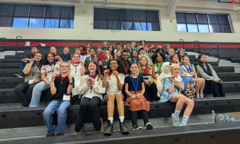 Nearly 50 Camden County students participated in the Cloverleaf Project Achievement district competition.