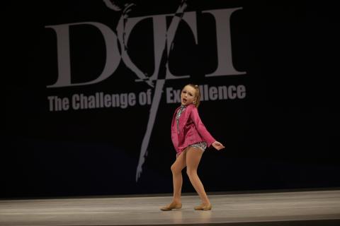 Ava Miller finished 10th in the level 1, petite division.