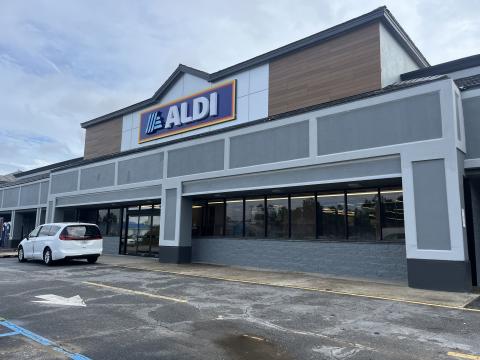 Aldi, a grocery store chain, will host its grand opening at its new store 8:45 a.m. Thursday, June 12, at 2741 Osborne Road in St. Marys.