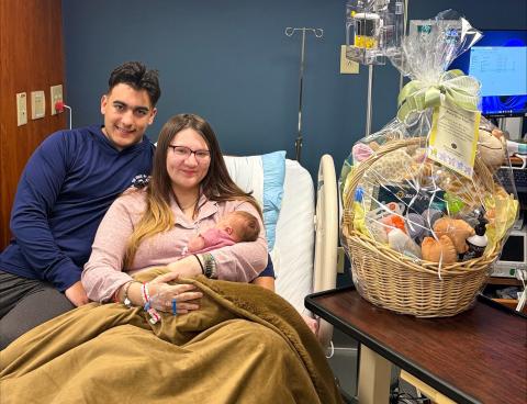 Camden County's first baby of 2026 is Aurora Page Guyon.