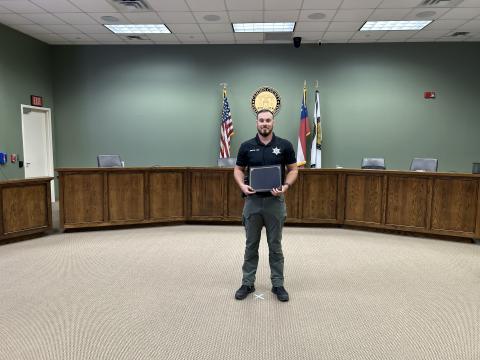 Camden County Sheriff’s Office Sgt. Robert Duckworth was named the Camden County Board of Commissioners’ Employee of the Quarter.