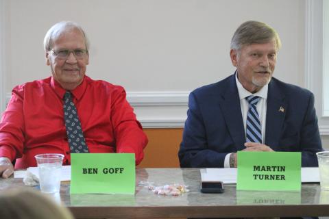 C Ben Goff, left, and Martin Turner are vying for the Camden County Board of Commissioners District 2 seat. Turner is the incumbent.