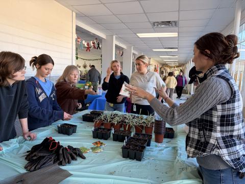 Camden County High School SkillsUSA and FFA members partnered for a Day of Service at the Woodbine Senior Center on March 18.