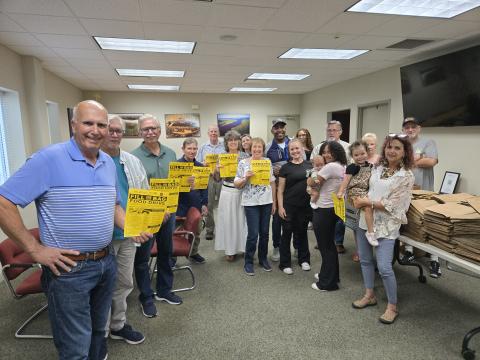 The Rotary Club of Camden County’s annual Fill the Bag food drive will start Thursday, May 14, with paper bags inserted into the Tribune & Georgian.