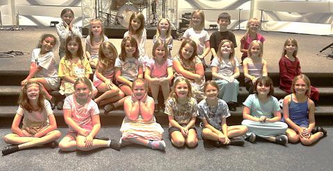 Saltwater Performing Arts’ Kids Troupe are finishing rehearsals for their upcoming production of Disney’s Aristocats Kids, which they’ll perform May 29-31 at Three Rivers Church in St Marys. Front row, from left, are Chloe Rutland, McKinley Cox, Ruby Keiss, Carter Brown, Avery Rasor, Amiyah Gomez and Saylor Smith. Middle row: Natalie Fumbanks, Aurora Gomez, Adeline Bryan, Emery Herndon, Sophia Ray, Caroline Horton, Charlotte Ferguson, Josie Bozgoz and Amelia McCurdy. Back row: Delilah Lewis, Tori Kennedy, P