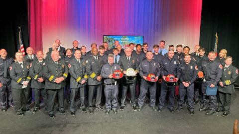 Camden County recently graduated a recruit class after it completed its Basic Firefighter requirements.