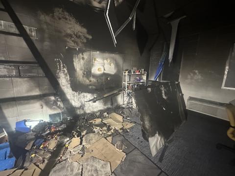 A fire last week at David L. Rainer Elementary School resulted in eight classrooms being inoperable on the first day of school Wednesday.