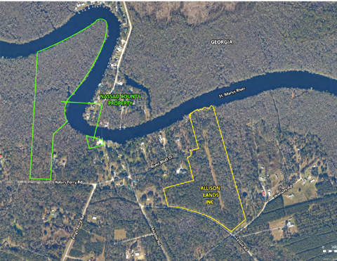 The Nassau County Board of County Commissioners voted to cancel a sales contract for a 35-acre tract of land adjacent to the St. Marys River in Hilliard that it had targeted for a new park. NASSAU COUNTY