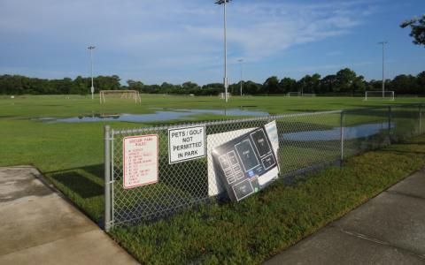 The Ybor Alvarez Sports Complex has been closed to youth sports since March. Various leagues want the city to reopen the fields, but the decision to do so has not yet been made. JULIA ROBERTS/NEWS-LEADER